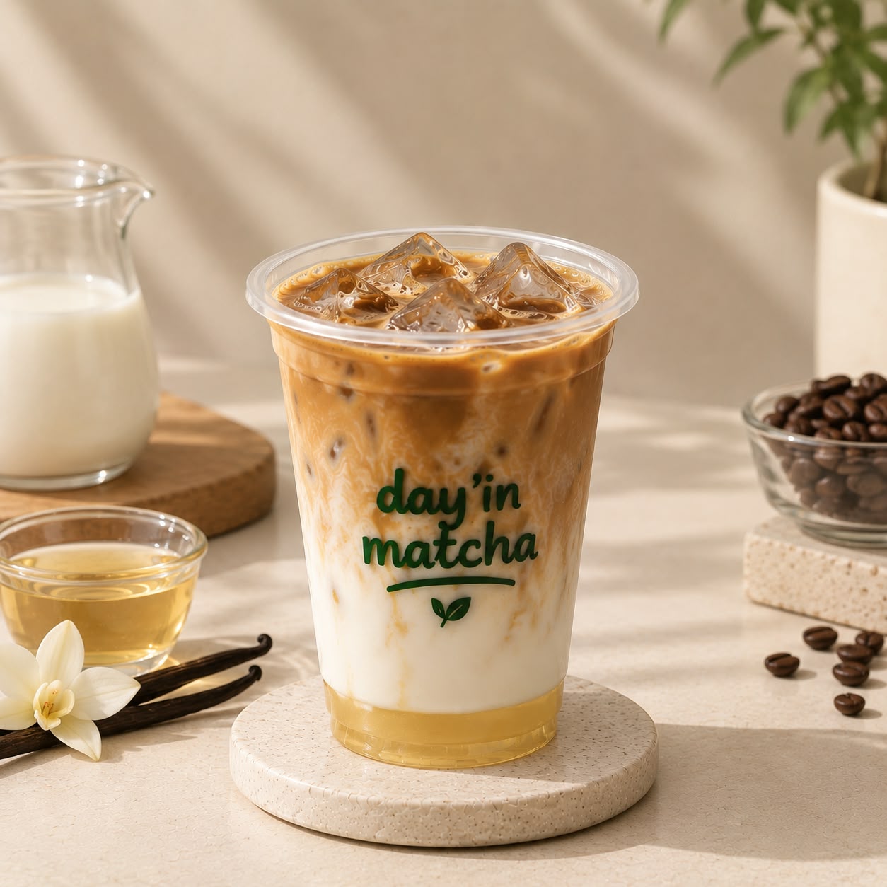 Coffe vanilla Latte (DAY'IN MATCHA)